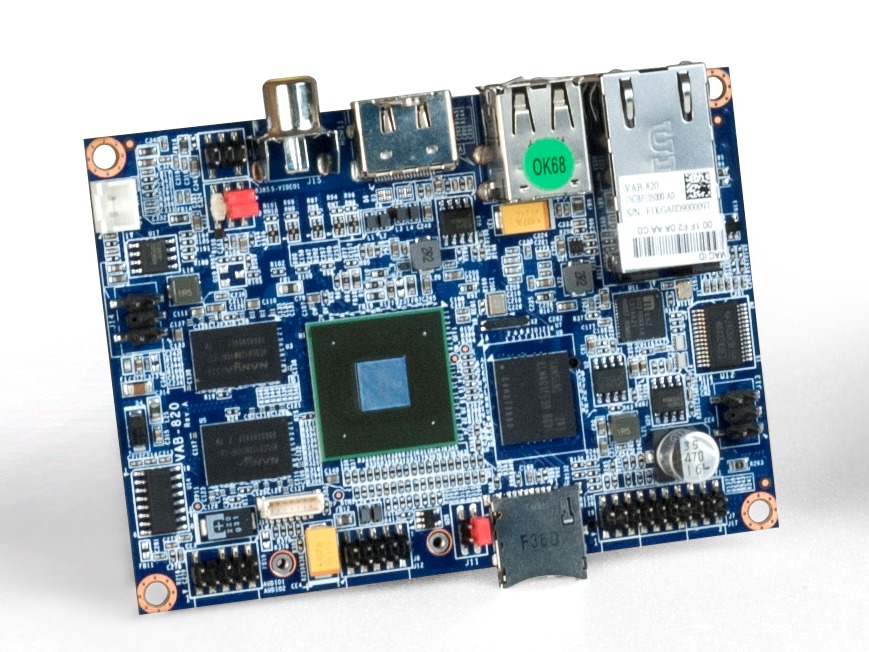 VIA AMOS-820 with VAB-820 L